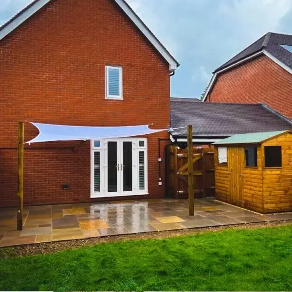 Garden landscaping project