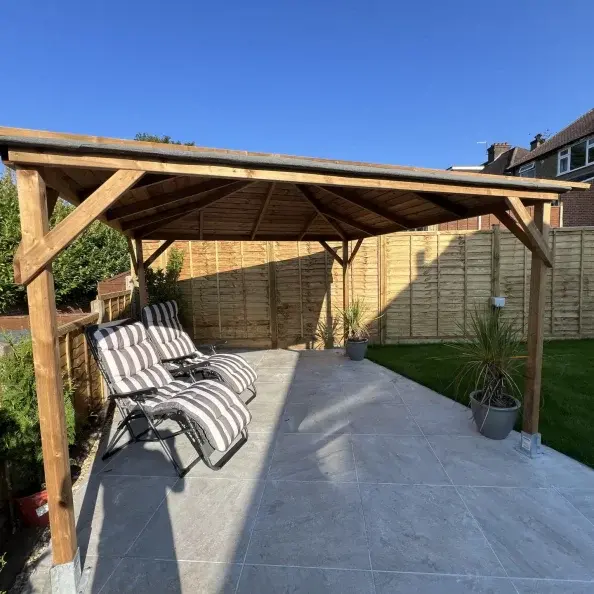 Timber Pergola in Surrey